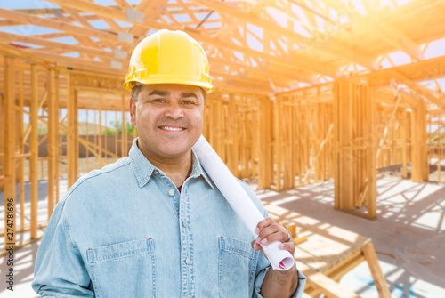 Hispanic Male Contractor wi...