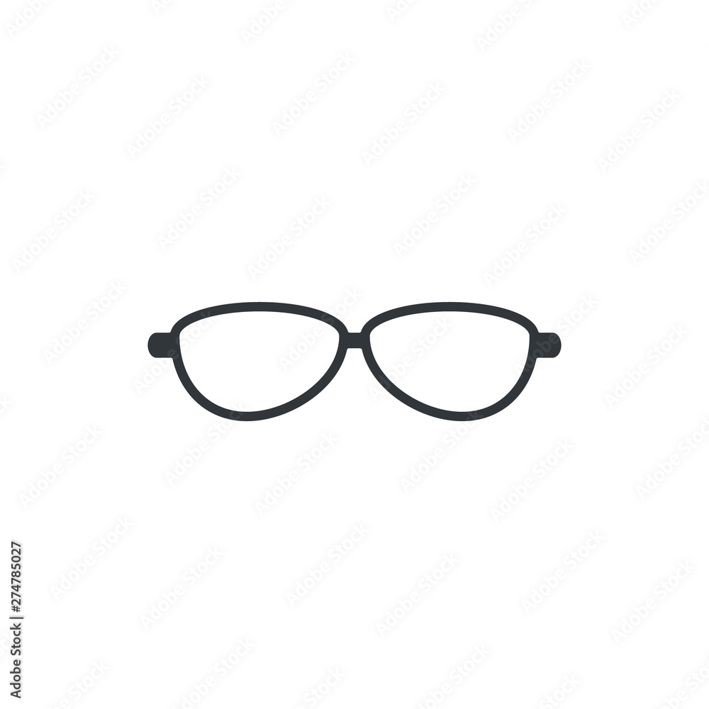 Glasses icon. Optical concept. Vector isolaterd illustration Glasses icon. Optical concept. Vector isolaterd illustration