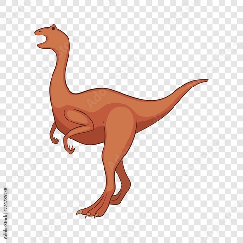 Allosaurus icon. Cartoon illustration of allosaurus vector icon for web