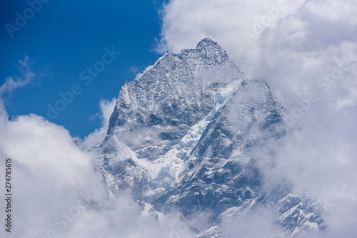 Mount Thamserku in Nepal