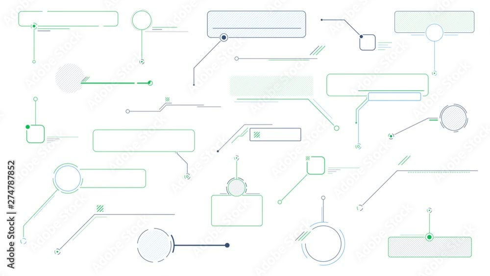 Callouts for infographics on the white background Callouts for infographics on the white background