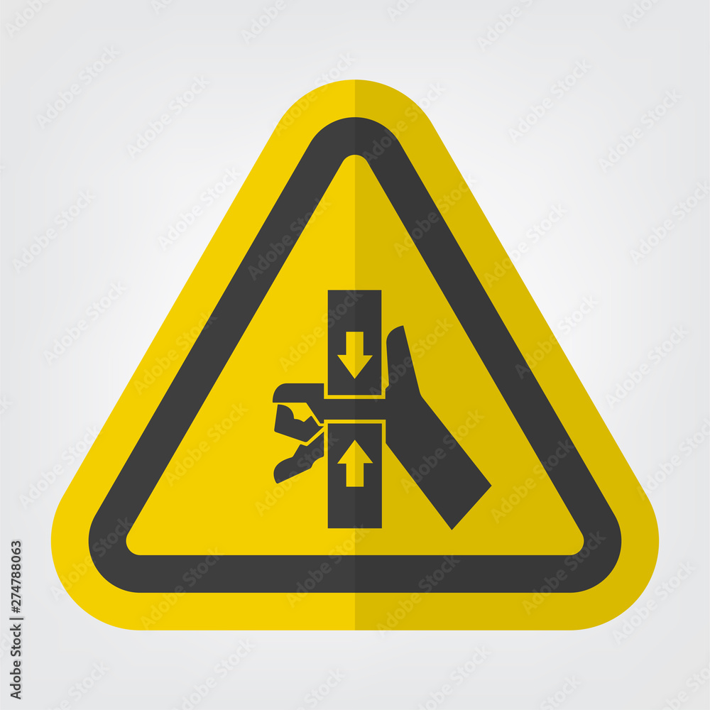 Hand Crush Force From Top And Bottom Symbol Sign Isolate On White Background,Vector Illustration EPS.10 Hand Crush Force From Top And Bottom Symbol Sign Isolate On White Background,Vector Illustration EPS.10
