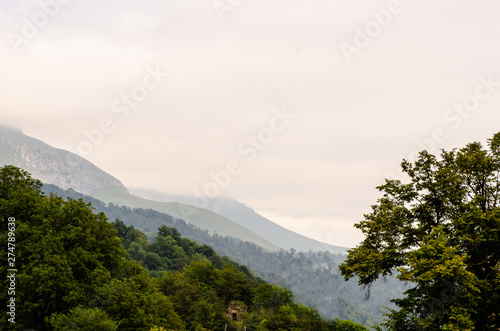 beautiful view to an armenian mountains