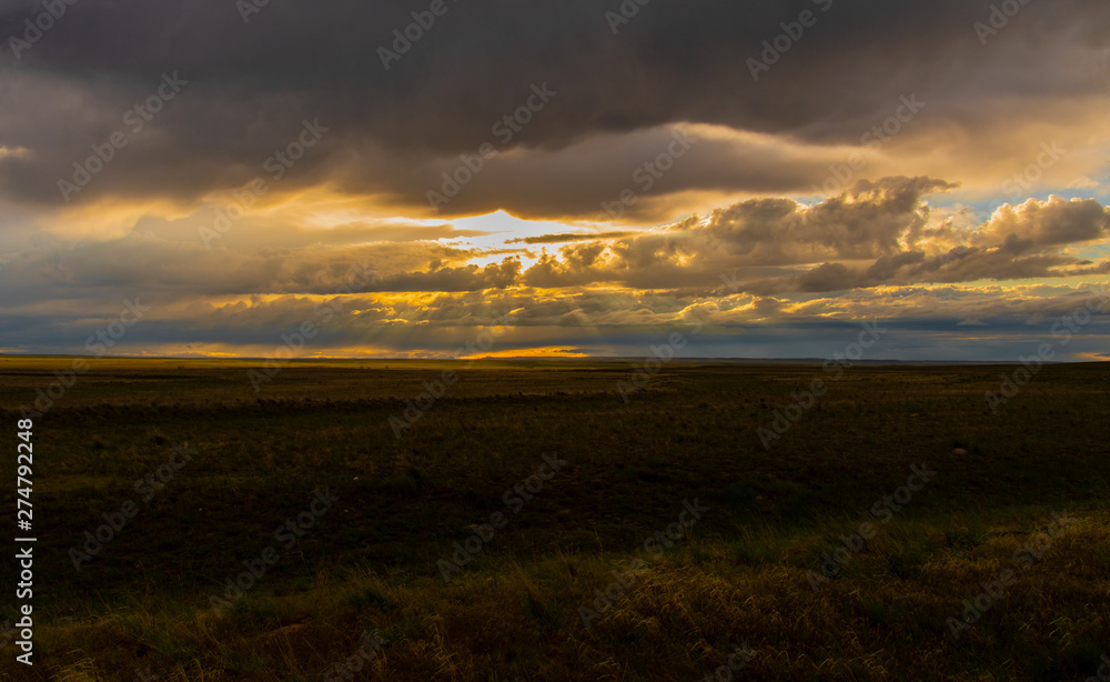 Dramatic Landscape in the Eastern Plains in Colorado Dramatic Landscape in the Eastern Plains in Colorado