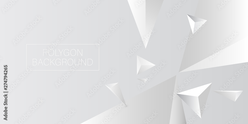 3d triangle polygon white background 3d triangle polygon white background