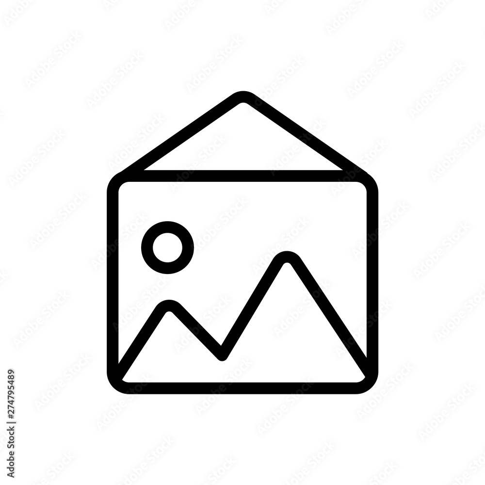 Photo, image icon - Vector. Photo concept vector illustration. Photo, image icon - Vector. Photo concept vector illustration.
