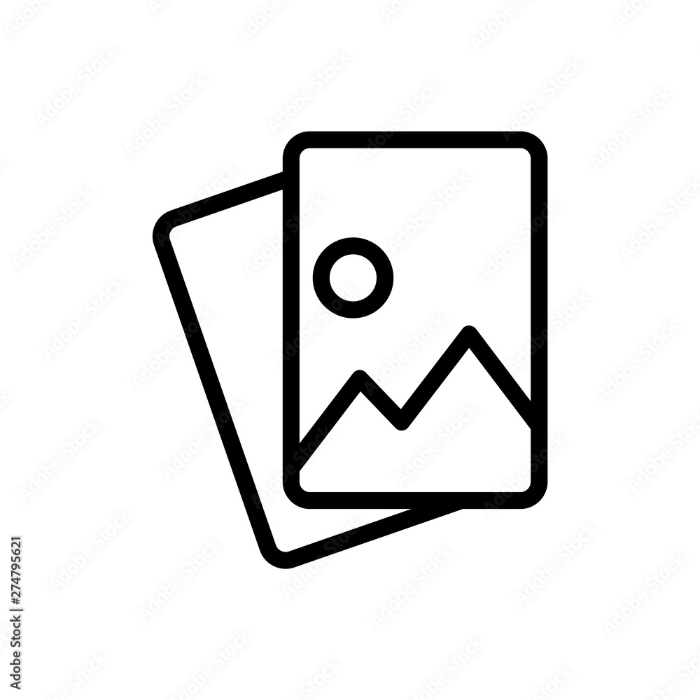 Images icon - Vector. Photo concept vector illustration. Images icon - Vector. Photo concept vector illustration.