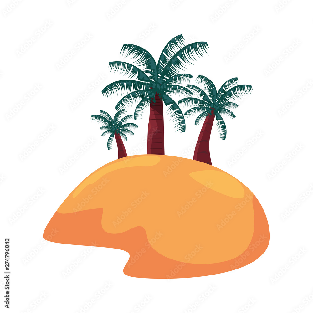 Fototapeta premium summer time holiday icon vector ilustration