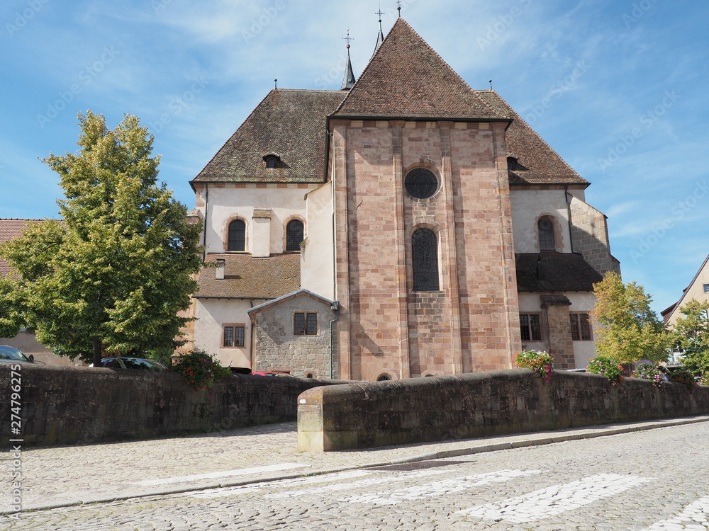 Fachwerkhäuser in Andlau – französische Gemeinde in der Region Grand Est Fachwerkhäuser in Andlau – französische Gemeinde in der Region Grand Est