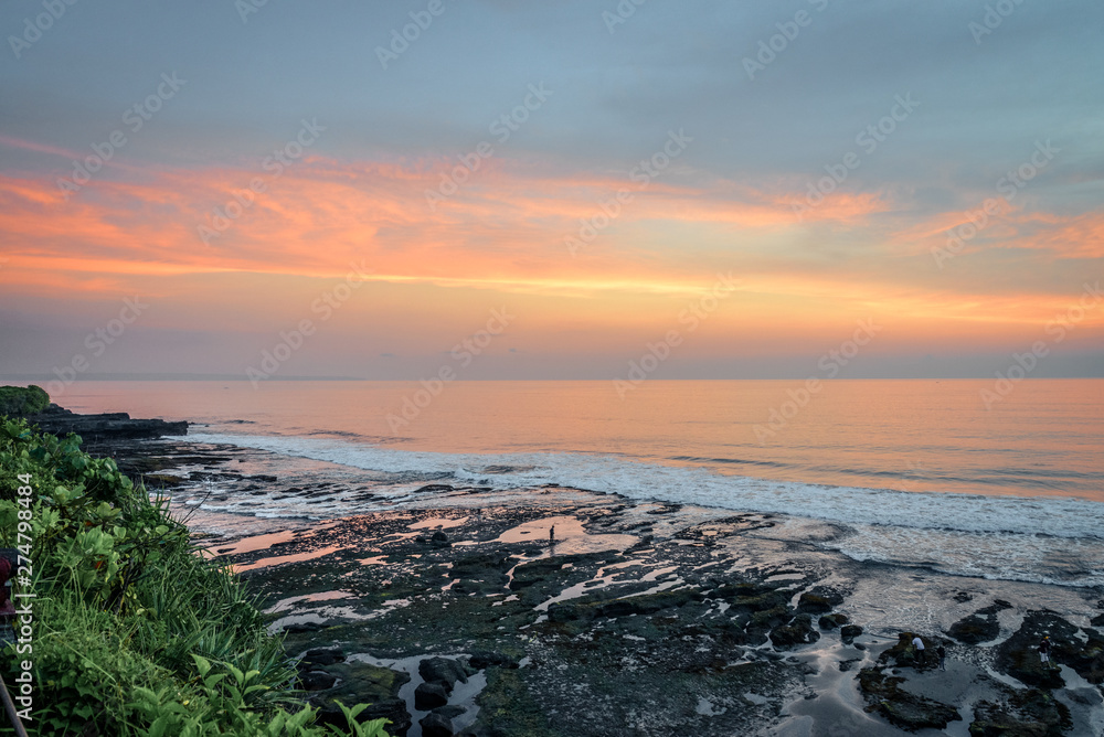 Coastline near the Tanah Lot Temple