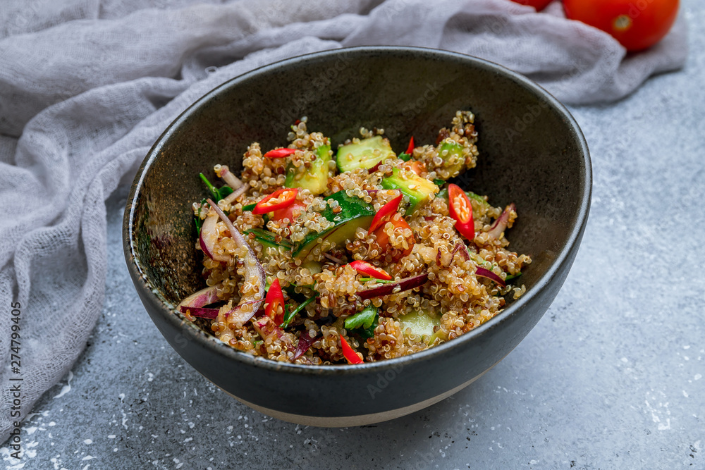 Salad with quinoa and vegetables Salad with quinoa and vegetables