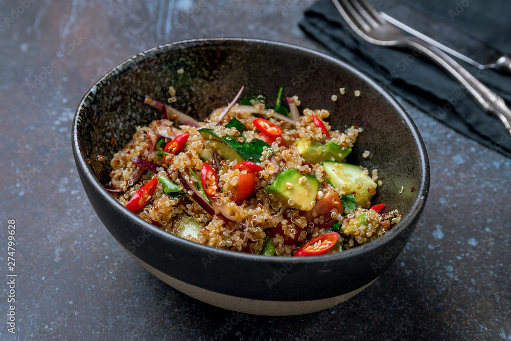 Salad with quinoa and vegetables Salad with quinoa and vegetables