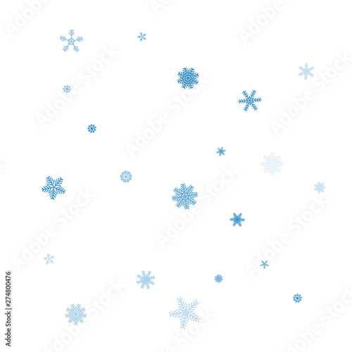  White and blue Christmas background. 