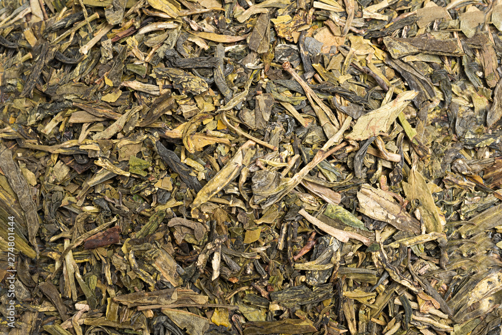 A Bunch Of Loose Leaf Green Tea A Bunch Of Loose Leaf Green Tea