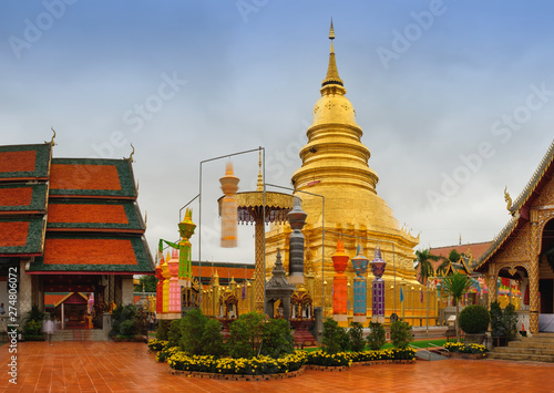 Pagoda in temple at north Thailand