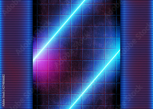 Neon Futuristic Glowing