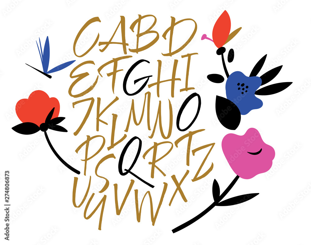 Handwritten font. Script. Latin calligraphic set Handwritten font. Script. Latin calligraphic set