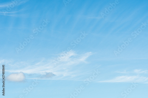 Fototapeta Naklejka Na Ścianę i Meble -  Blue sky and white clouds as a nature background