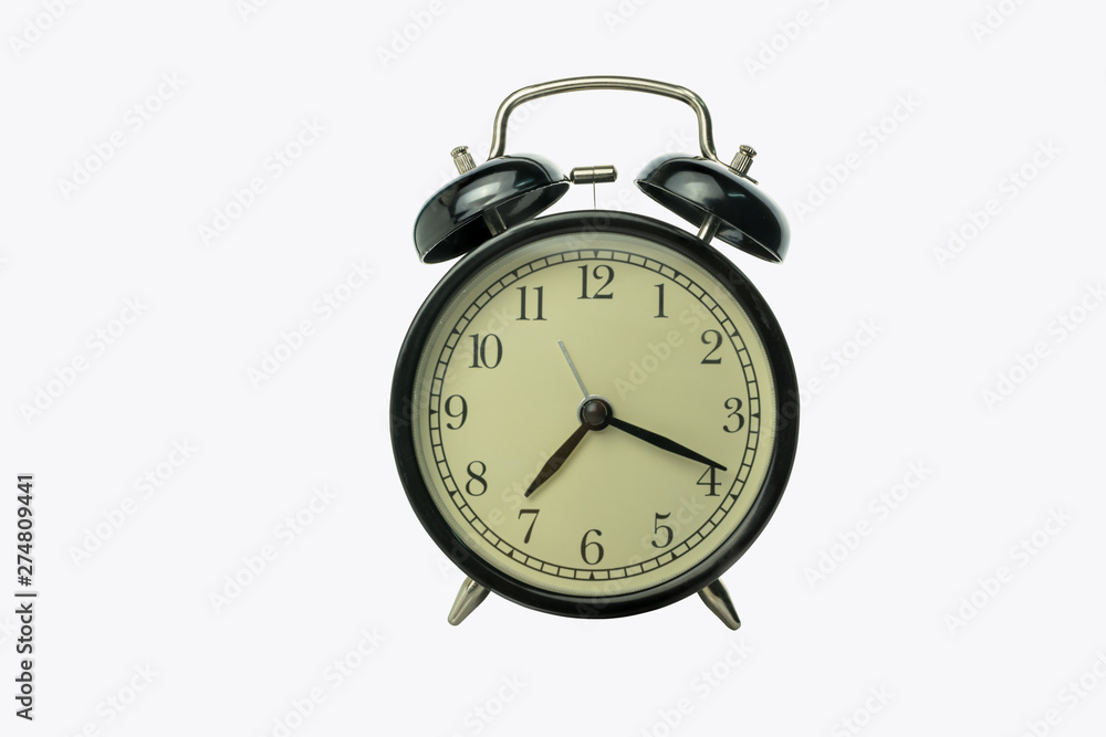 alarm clock isolated on white background with clipping path alarm clock isolated on white background with clipping path
