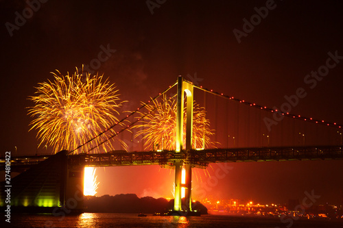 Φωτογραφία Tokyo Fireworks Festival 2018 at Tokyo bay