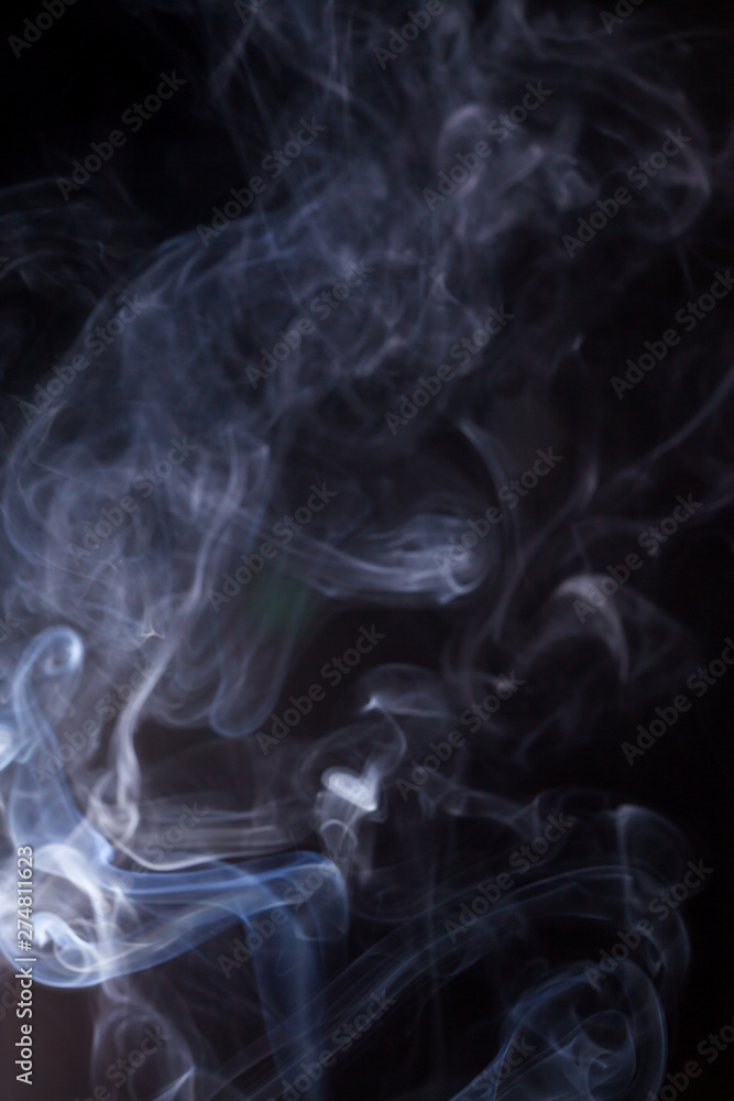 Smoke on a black background. Smoke on a black background.
