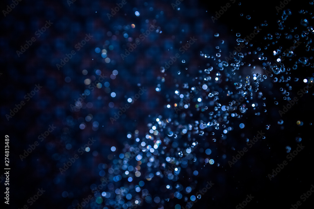 Black Bokeh water Black Bokeh water