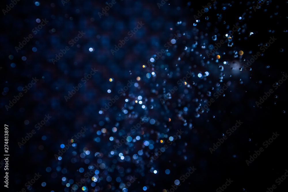 Black Bokeh water Black Bokeh water