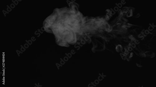 Single strong puff of smoke for overlay