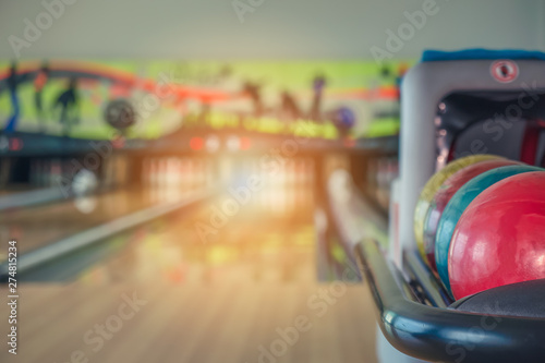 Quadro em tela bowling balls