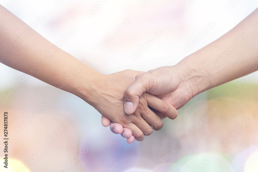 couple holding hands.selective focus. couple holding hands.selective focus.