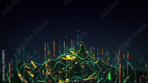 Futuristic concept of analy...