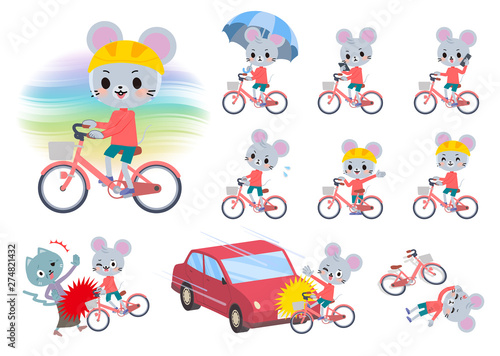 animal mouse boy_city cycle