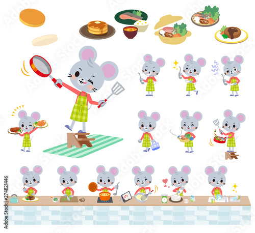 animal mouse boy_cooking
