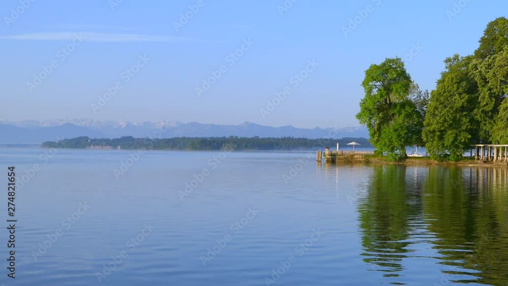 Lake Starnberg in Tutzing, Bavaria, Germany Lake Starnberg in Tutzing, Bavaria, Germany