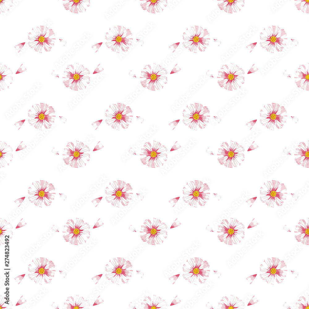 Field of white chamomile, great design for any purposes. Abstract bouquet design. Retro style. Field of white chamomile, great design for any purposes. Abstract bouquet design. Retro style.