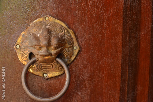door handle on door