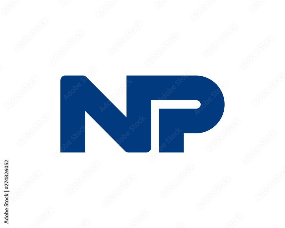 Letter PN, NP initial logo template creative design Letter PN, NP initial logo template creative design