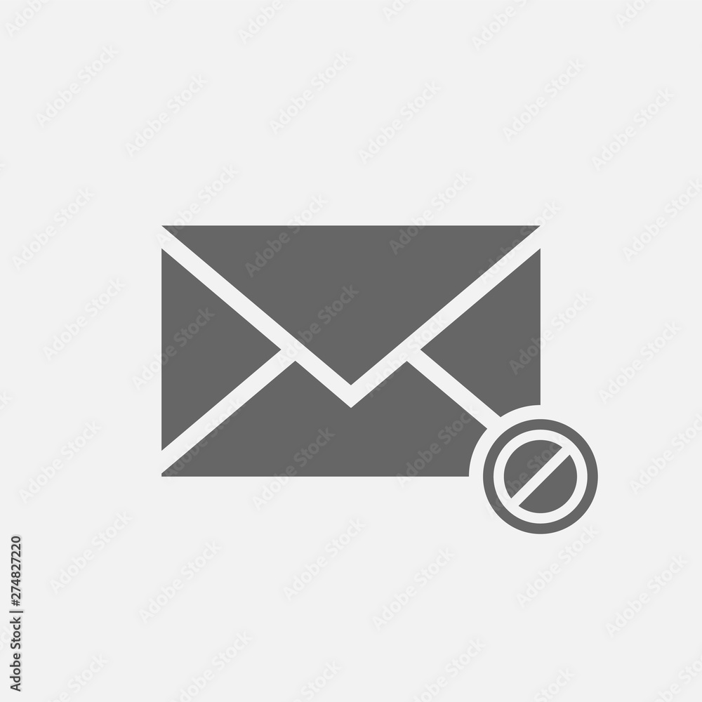 Secret mail icon, safe mail icon isolated on white background. Vector illustration. Secret mail icon, safe mail icon isolated on white background. Vector illustration.