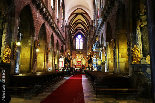 interior of Cathedral St. John Baptist in Wroclaw