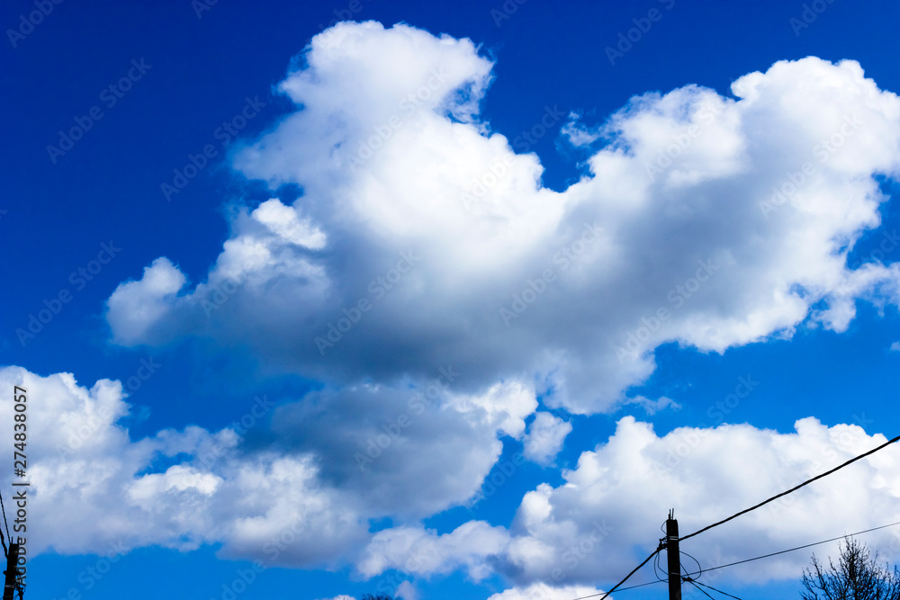 Clouds and blue sky background with copy space Clouds and blue sky background with copy space