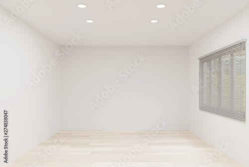 empty room for meeting or activities ,light ,window,copy space or mock up