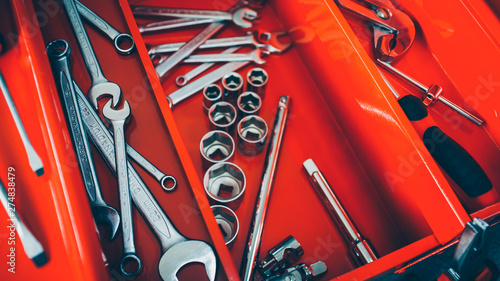 Canvas Print Mechanic workshop