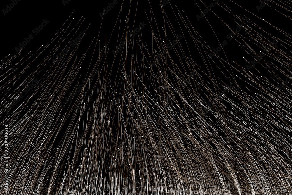 Obraz premium Future network technology data, artificial intelligence and information, information transmission