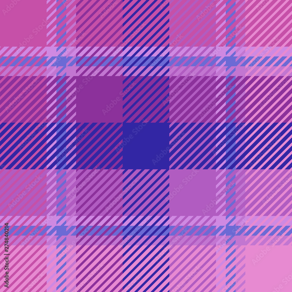 Plaid or tartan vector is background or texture in many color Plaid or tartan vector is background or texture in many color