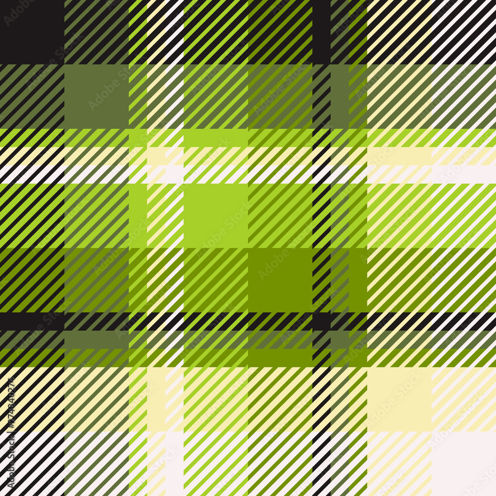 Plaid or tartan vector is background or texture in many color Plaid or tartan vector is background or texture in many color
