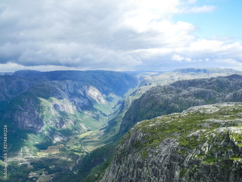 Landscape of Hardangervidda National Park, Norway Landscape of Hardangervidda National Park, Norway