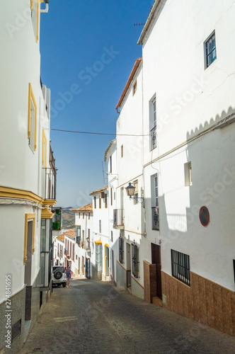 OLVERA, SPAIN, 24 JULY 2016: White street of Olvera, one of the Pueblos Blancos in Andalusia © Stefano Zaccaria