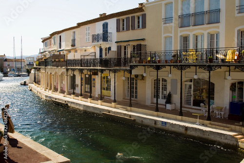 Channel in Port Grimaud (France)
