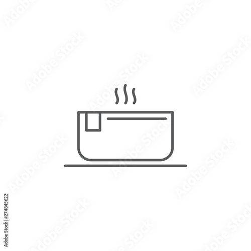 Hot hot tub tub vector icon isolated on white background