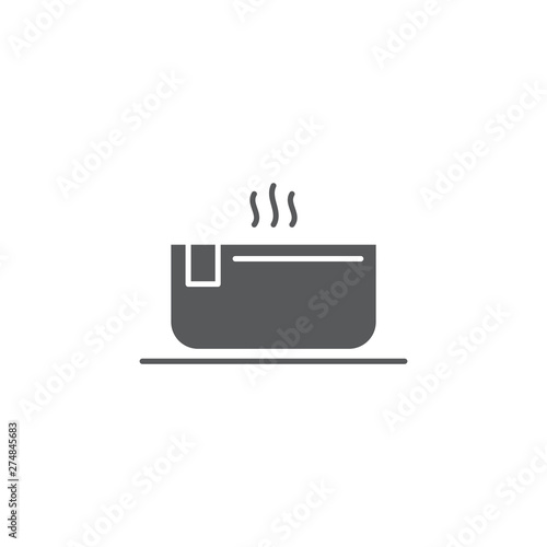 Hot hot tub tub vector icon isolated on white background